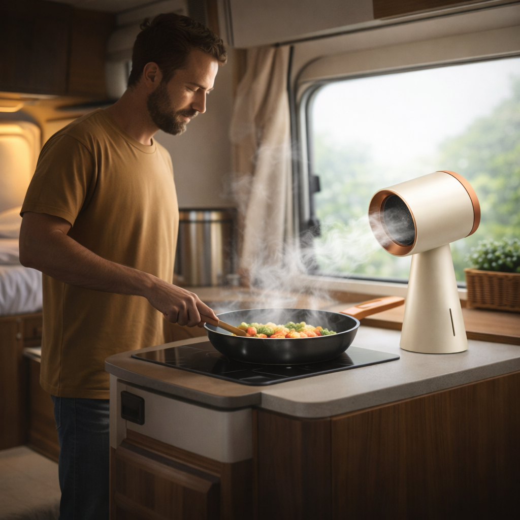 Roalya AirVan™ – Extractor portátil para autocaravana
