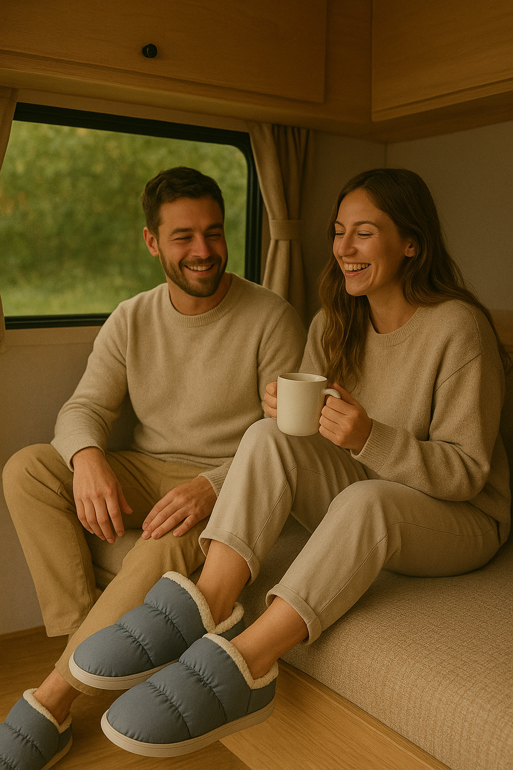 🧦Electric Heated Slippers for Campervan – Stay Cozy on the Road!❄️