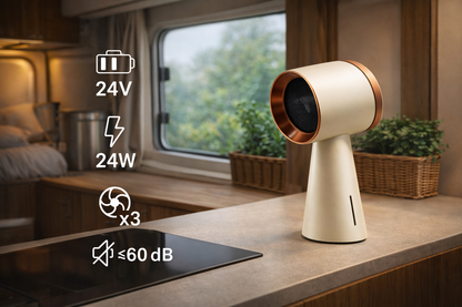 Roalya AirVan™ – Extractor portátil para autocaravana