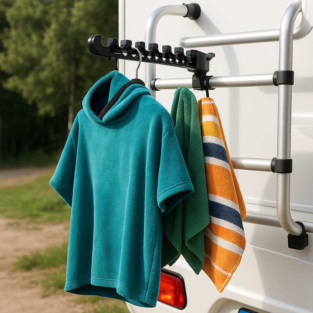 Foldable Outdoor Clothes Hanger for Camper, Caravan & Motorhome