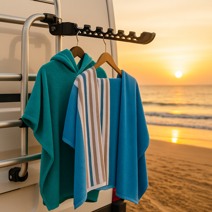 Foldable Outdoor Clothes Hanger for Camper, Caravan & Motorhome