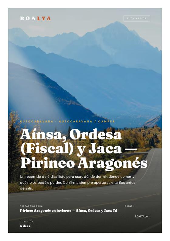Página de una ruta ROALYA